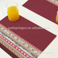 Wholesale free sample custom rubber table top mat